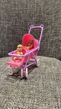 Barbie Baby Twins With Double Stroller , used for sale  Shipping to South Africa