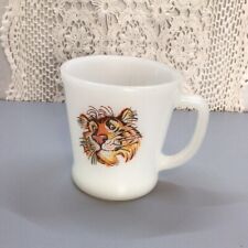 VINTAGE ANCHOR HOCKING FIRE KING TONY THE TIGER GLASS MUG for sale  Shipping to South Africa