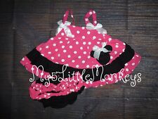 NOVA Boutique Baby Girls Minnie Mouse Swing Top Dress Ruffle Bloomers Outfit  comprar usado  Enviando para Brazil