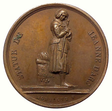 Médaille statue jeanne d'occasion  Provins