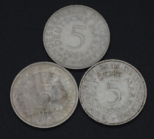 Używany, 3x 5 DM = 15 marek niemieckich, monety okolicznościowe na sprzedaż  Wysyłka do Poland
