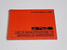 Porsche 924 libretto usato  Bussoleno