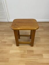 Amazing Vintage Solid Wooden Rounded Side Table Occasional Table Plant Stand for sale  Shipping to South Africa