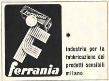 Pubblicita 1951 ferrania usato  Biella