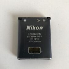 Batería Nikon EN-EL10 3.7V 740mah iones de litio original PROBADA segunda mano  Embacar hacia Argentina