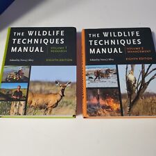 Wildlife techniques manual for sale  Eastlake