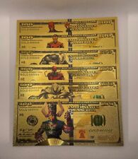 Collectible Gold Foil/Plated Marvel Avengers Bill for sale  Shipping to South Africa