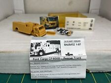 KIT CAMINHÃO DE RESGATE DE INCÊNDIO RESINA FORD CARGO CF600 POR WALTER SIEBERT MODELOS DECALQUE 1/87, usado comprar usado  Enviando para Brazil