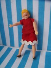 DOLLS HOUSE, DOLL, 16TH, LADY, LUNDBY, MUM, RED OUTFIT, VINTAGE for sale  THORNTON-CLEVELEYS