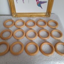 Wooden curtain rings for sale  BALLYCLARE