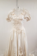 80s wedding dress for sale  HUNTINGDON