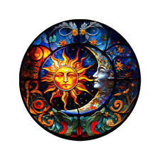 Round stained glass for sale  Shipping to Ireland