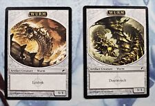 Used, Wurmcoil Engine Tokens - Scars of Mirrodin - Magic The Gathering. Light Play. for sale  Shipping to South Africa