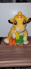 Mega Bloks Disney The Lion King Simba w/Attached Blocks 11" Plush Stuffed Animal for sale  Shipping to South Africa