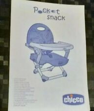 Instructions use. chicco for sale  UK