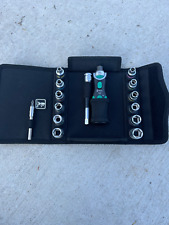 Wera 8009 Zyklop Pocket Set 3 Socket Wrench Set 3/8" Drive Metric 05004284001 for sale  Shipping to South Africa