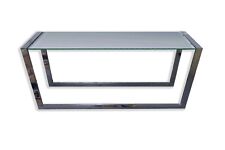 chrome modern console table for sale  Keego Harbor