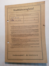 Kfz brief fahrzeugbrief gebraucht kaufen  Schönberg