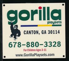 Gorilla playsets nameplate for sale  Southington