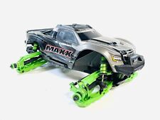 Traxxas Maxx V1 Roller Slider 1/10 Chassis Rc Truck With Nice Upgrades Widemaxx for sale  Shipping to South Africa