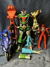 Bandai Power Rangers Jungle Fury Deluxe Beast Master Megazord w Rangers + Bikes￼, used for sale  Shipping to South Africa