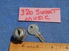 1940 Wurlitzer SWEET MUSIC wall box 320 Lock Assembly #38491 + key W 6031 for sale  Shipping to South Africa