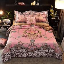 Luxury Bohemia Fleece Fabric Thick Bedding Set Cover Bed Sheet Bed Linen 4pcs for sale  Shipping to South Africa