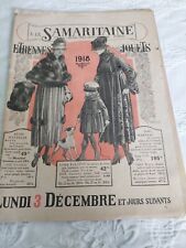 Samaritaine étrennes 1918 d'occasion  Sancerre