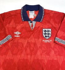 england umbro italia 90 shirt large for sale  CORBY