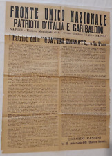Raro manifesto originale usato  Napoli