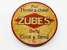 Vintage zubes tin for sale  Shipping to Ireland