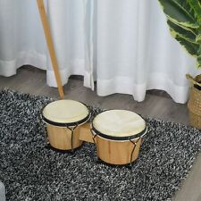 Conjunto de bateria Bongo de madeira Φ7,75" e Φ7" com cabeça de tambor para adultos iniciantes comprar usado  Enviando para Brazil