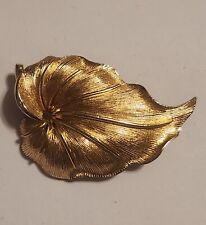 Monet leaf brooch for sale  Flat Rock