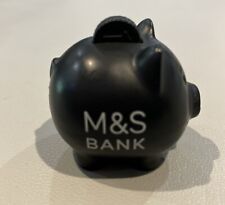 RARE M&S Bank Little Shop Collectable Piggy Bank Pig Black Item for sale  Shipping to South Africa