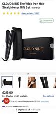 CLOUD NINE The Wide Iron HairStraightener Rrp £219 Now £160Best Price Sale Offer, used for sale  Shipping to South Africa