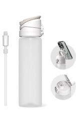 Botella de agua magnética a prueba de fugas RhinoShield 27 oz con tapa de paja, mango MagSafe segunda mano  Embacar hacia Argentina