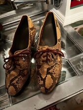 Vintage snakeskin shoes for sale  LEAMINGTON SPA