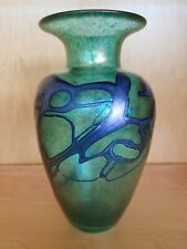 Robert Held Signed Iridescent Art Glass Vase Favrile 9" for sale  Shipping to South Africa