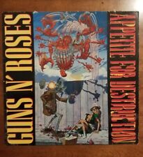 Funda de vinilo prohibida de Guns N' Roses Appetite for Destruction Alemania 1a 1987, usado segunda mano  Embacar hacia Argentina