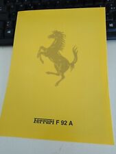 Ferrari formula brochures usato  Italia