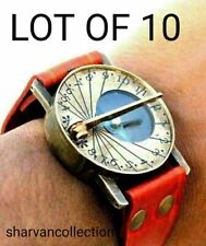 LOTES DE 10 piezas Reloj de pulsera con reloj de pulsera con reloj de pulsera con reloj de latón estilo vintage Steampunk regalo segunda mano  Embacar hacia Argentina
