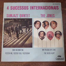 SAMJAZZ QUINTET / THE JONES 4 SUCESSOS INTERNACIONAIS BRASIL 1970 GARAGE ROCK 7" comprar usado  Brasil 