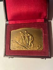 Médaille plaquette bronze d'occasion  Fontainebleau