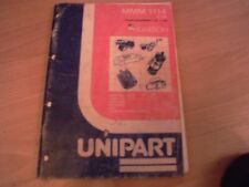 Unipart ignition catalogue for sale  CHICHESTER
