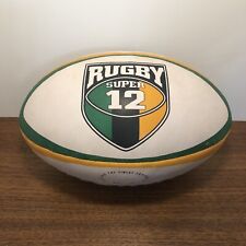 Réplica de pelota de rugby Gilbert Super 12 talla 5. Verde y amarillo segunda mano  Embacar hacia Argentina