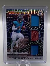 2021 PANINI OBSIDIAN TRAVIS ETIENNE JR. ROOKIE TRIFECTA PATCH /100 #TM-TE🔥 for sale  Shipping to South Africa