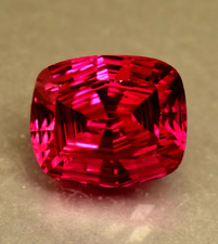 Top Concave Cut Pink Sapphire 16.35 Ct Cushion Shape Certified Loose Gemstone for sale  Shipping to South Africa