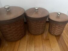 Longaberger basket canister for sale  Forest Hills