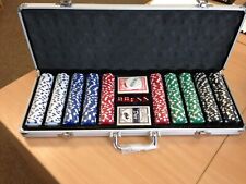 Conjunto de fichas de pôquer 500 peças - Ótimo para jogos de pôquer em casa  comprar usado  Enviando para Brazil