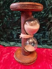 Vintage wooden hourglass for sale  ILFORD
